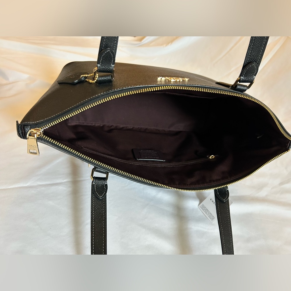 Coach Black Gallery Tote - Picture 11 of 14